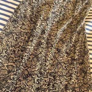 Strappy snakeskin Forver 21 Slip Dress